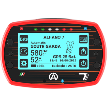 ALFANO 7 2T NOUVEAU DESIGN 2026 FACE AVANT ORANGE/ROUGE/ASPECT FLUO