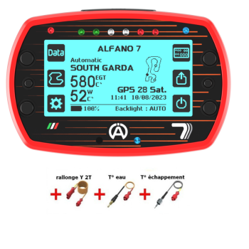 ALFANO 7 2T NOUVEAU DESIGN 2026 FACE AVANT ORANGE/ROUGE/ASPECT FLUO