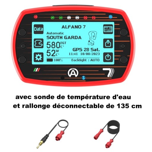ALFANO 7 1T NOUVEAU DESIGN 2026 FACE AVANT ORANGE/ROUGE/ASPECT FLUO
