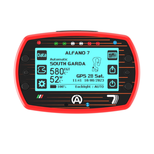 ALFANO 7 2T NOUVEAU DESIGN FACE AVANT ORANGE/ROUGE/ASPECT FLUO